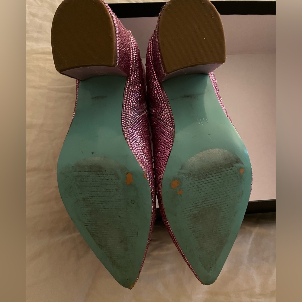 cady rhinestone ankle booties